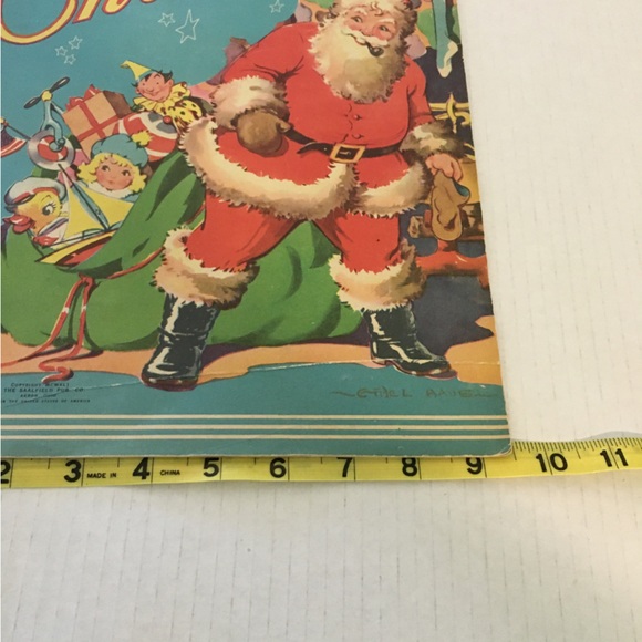 VTG The Night Before Christmas Soft Cover Book 1943 - Picture 11 of 13